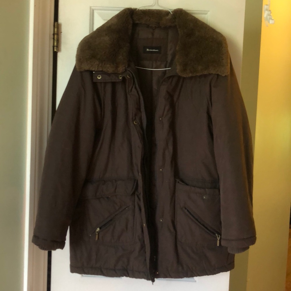 Vintage Fur-lined Russian Womens Coat/Jacket